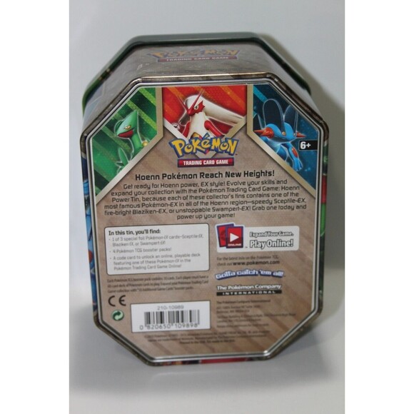 Pokemon Trading Card Sceptile EX Hoenn Power Collectors Tin Box  No Cards 2015 - Picture 8 of 9